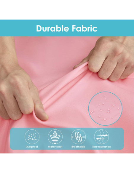 Bolsa de Ropa para Viaje EASYSO 152 cm Rosa con Ventanas