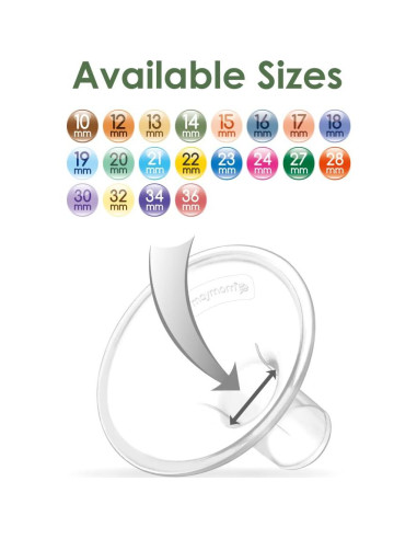 Flange de Bomba de Leche Maymom 10 mm para Spectra S1/S2