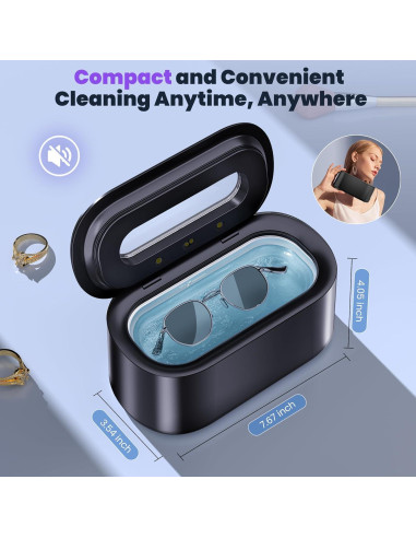 Limpiador Ultrasónico de Joyas Owaylon 30W 48KHz Dual