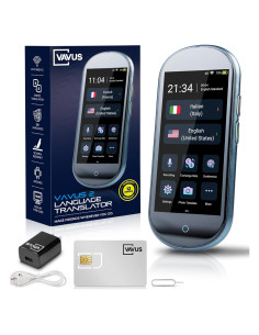 Traductor de Idiomas Vavus 4G - 138 Idiomas, SIM y WiFi
