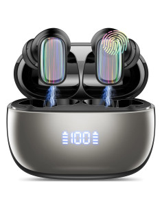 Auriculares Traductores AI Con Bluetooth 5.4 - H63 Negro