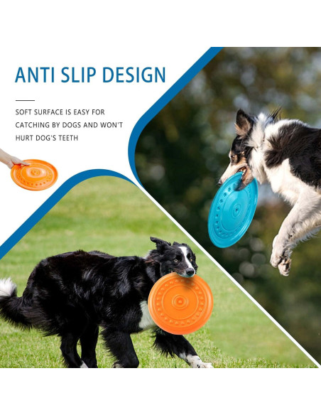 Disco Volador para Perros Aodeng - Caucho Suave 22.86 cm