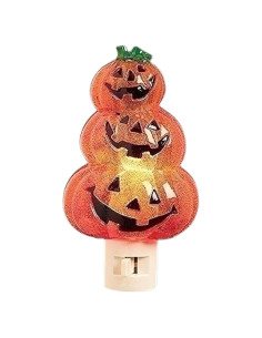 Luz Nocturna Jack-O-Lantern Roman 15.24 cm Enchufe Giratorio