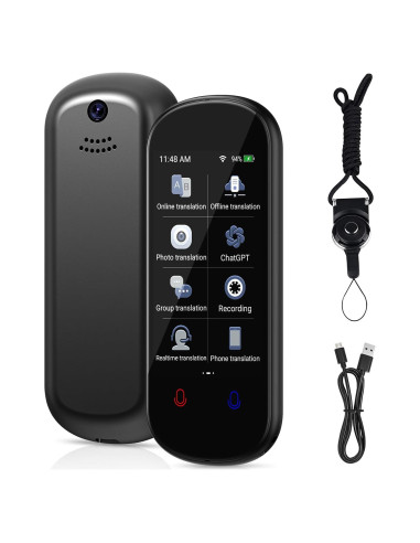 Traductor de Idiomas Portátil ITEFDTUTNE 139 Idiomas 3.1" HD