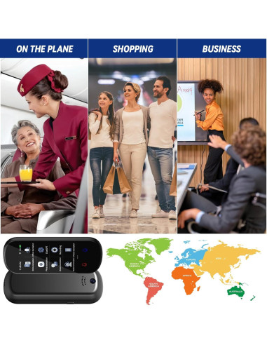 Traductor de Idiomas Portátil ITEFDTUTNE 139 Idiomas 3.1" HD