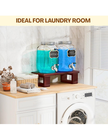 Dispensador de Bebidas de Vidrio 1 Galón Ofiray-home 2-Pack