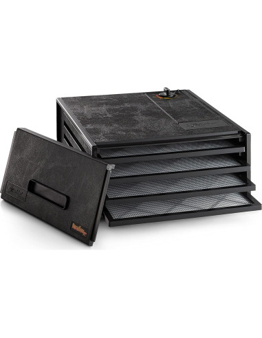 Deshidratadora de Alimentos Excalibur 4 Bandejas 250W Negro