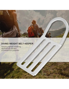 Anillo D de Buceo SUNGOOYUE Acero Inoxidable 5.5 cm 2