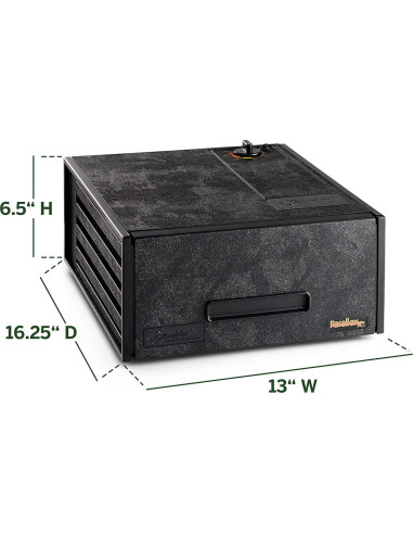 Deshidratadora de Alimentos Excalibur 4 Bandejas 250W Negro