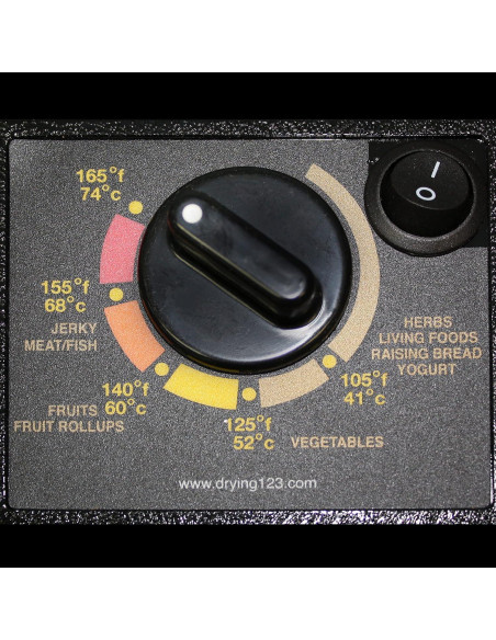 Deshidratadora de Alimentos Excalibur 4 Bandejas 250W Negro