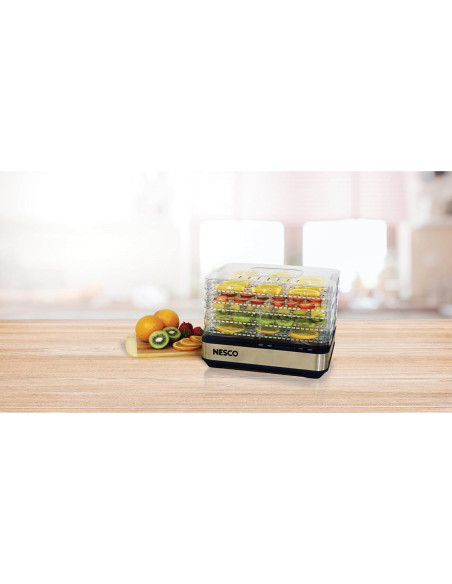 Deshidratador de Alimentos NESCO FD-5TC - 5 Bandejas Sin BPA, 420W