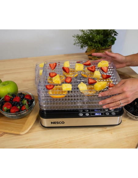 Deshidratador de Alimentos NESCO FD-5TC - 5 Bandejas Sin BPA, 420W