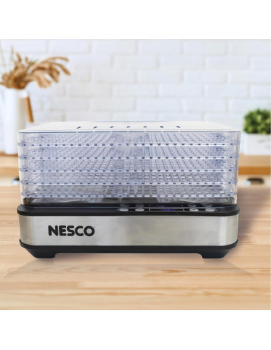 Deshidratador de Alimentos NESCO FD-5TC - 5 Bandejas Sin BPA, 420W