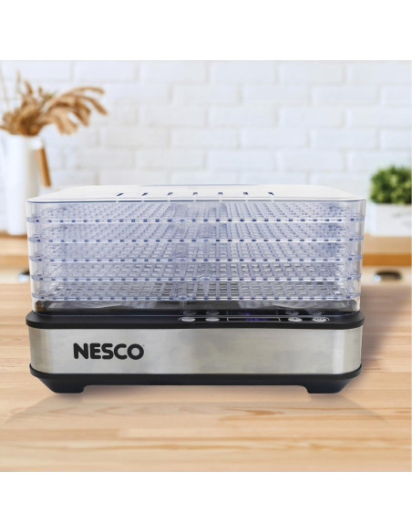 Deshidratador de Alimentos NESCO FD-5TC - 5 Bandejas Sin BPA, 420W
