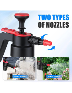 Pulverizador de Espuma de Mano 2L DESPERTAR AW-01 con Boquillas 2