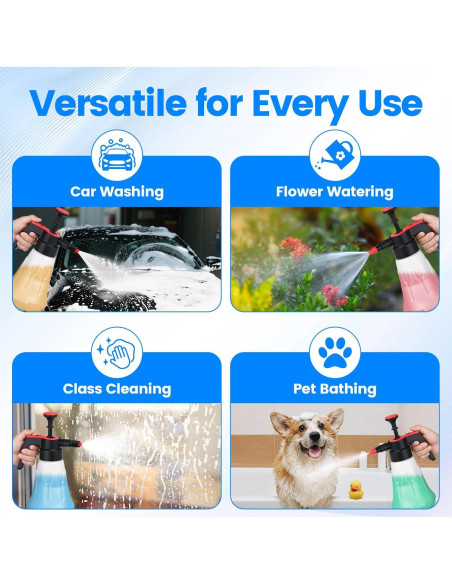 Pulverizador de Espuma de Mano 2L DESPERTAR AW-01 con Boquillas