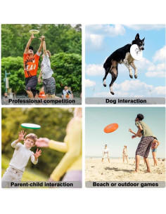 Disco Volador Deportivo iDotha 23,62 cm Naranja 2