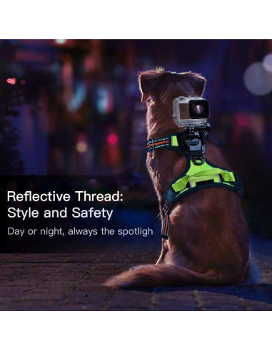 Arnés para Perros SmilePowo Ajustable con Montaje GoPro