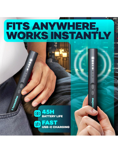 Detector de Cámaras Ocultas TensaOne - Antiespía Inalámbrico