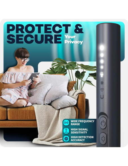 Detector de Cámaras Ocultas TensaOne - Antiespía Inalámbrico