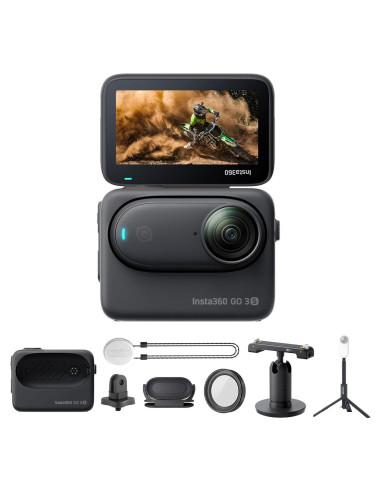 Cámara de Acción Insta360 GO 3S 64GB Negra 4K Impermeable