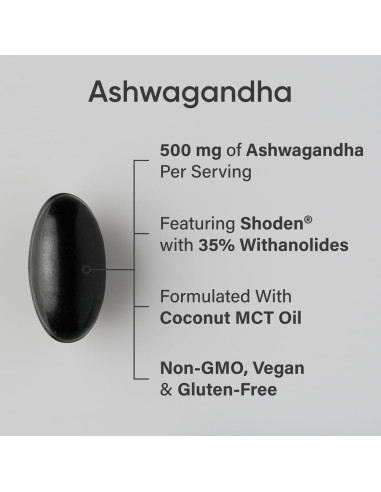 Softgels de Ashwagandha Sports Research 60 Cápsulas Veganas