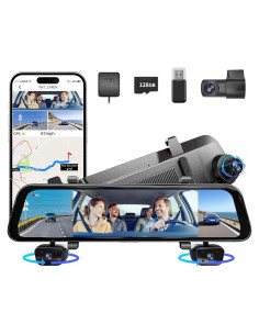 Cámara Dash 360 Gloryes con Pantalla Táctil 12" y 4 Canales