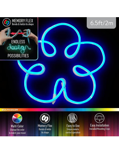 Tira LED Multicolor Flexible 1.98m Xtreme con Control Remoto 2