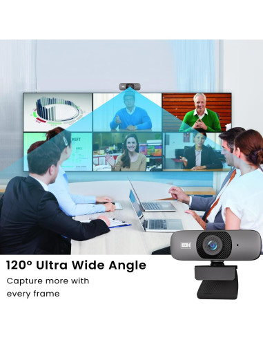 Webcam CIRICO ProCam C200 2K Gran Angular 120 Negro