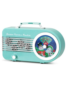 Radio Navideña Mr. Christmas Verde 26.67 cm, 9 Villancicos