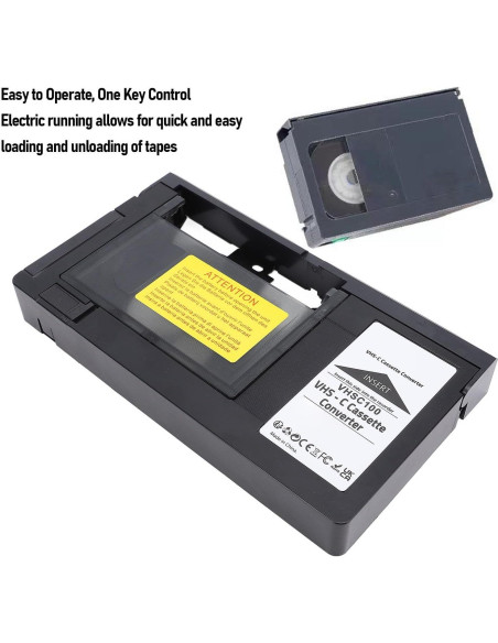 Adaptador de Casete VHS C a VHS VBESTLIFE 188x102mm