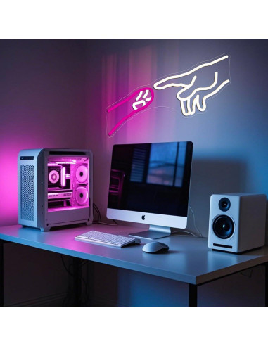 Luz de Neón de Gato Dimmable Ringism 42.9x26.9cm LED