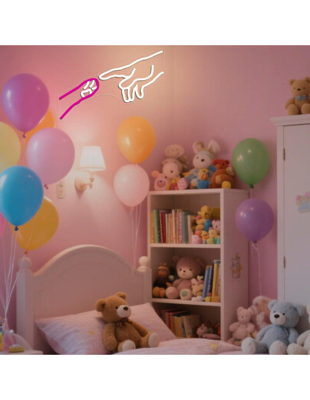 Luz de Neón de Gato Dimmable Ringism 42.9x26.9cm LED