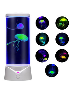 Lámpara de estado de ánimo Simblong JF Medusa Grande Blanca