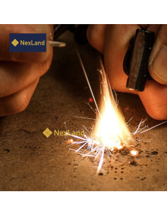 Collar de Inicio de Fuego NexLand Cerámica con Cordón de Cuero 2