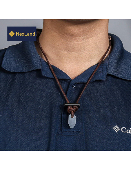 Collar de Inicio de Fuego NexLand Cerámica con Cordón de Cuero