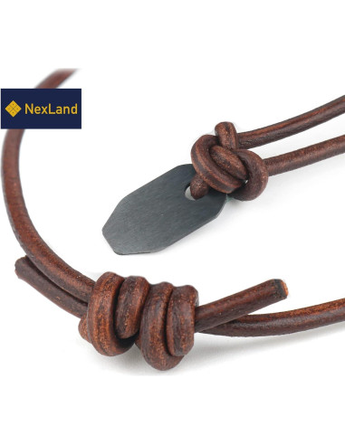 Collar de Inicio de Fuego NexLand Cerámica con Cordón de Cuero