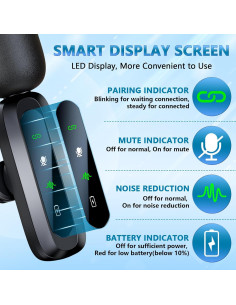 Micrófono Lavalier Inalámbrico USB-C para iPhone 15/16 y Android 2