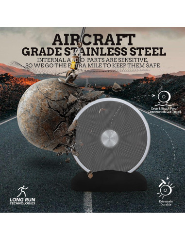 Altavoces Bluetooth Duales Long Run - 10 Horas de Batería