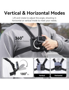 Arnés Ajustable ULANZI CM028 para Cámara de Acción - Soporte de Pecho 2