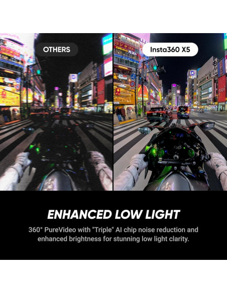 Cámara de acción 360 Insta360 X5 8K HDR 72MP a prueba de agua Cámara de acción 360 Insta360 X5 8K HDR 72MP a prueba de agua