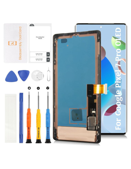 Pantalla OLED 6.7" con Marco Negro para Google Pixel 7 Pro