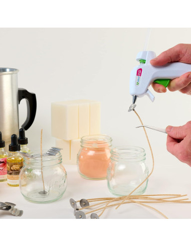 Kit de Pistola de Pegamento Caliente AdTech Mini + Palitos 71.12 cm