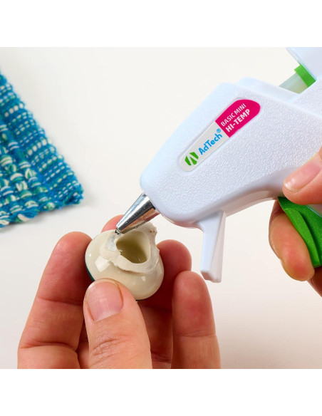 Kit de Pistola de Pegamento Caliente AdTech Mini + Palitos 71.12 cm