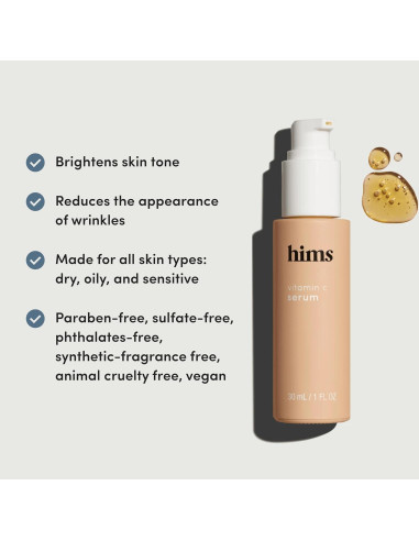 Suero Facial de Vitamina C Hims 29.57 ml - Anti-Envejecimiento