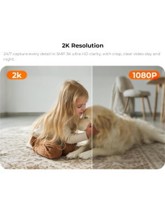 Cámara de Seguridad Interior XPAI 3MP 2K HD con Audio Bidireccional 2