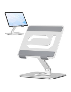 Soporte para Tablet ToBeoneer TT8 Ajustable 360 Aluminio Plata