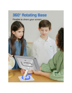 Soporte para Tablet ToBeoneer TT8 Ajustable 360 Aluminio Plata 2