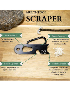 Kit de Inicio de Fuego Potato Zone Multi Herramienta 2