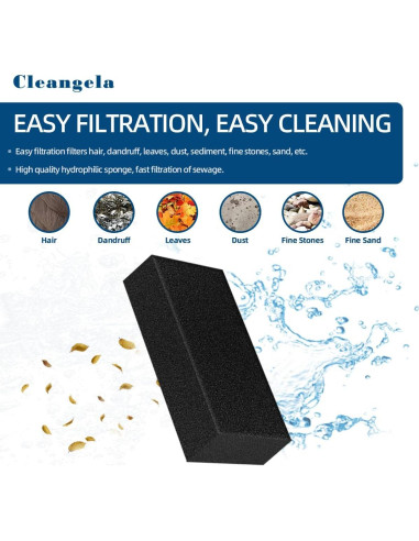 Paquete de 12 Filtros de Reemplazo Cleangela EX201 para Aspiradoras Shark